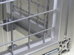 aluminium profile mesh in slot