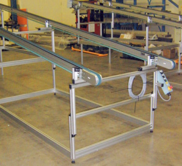 aluminium profiles with conveyors