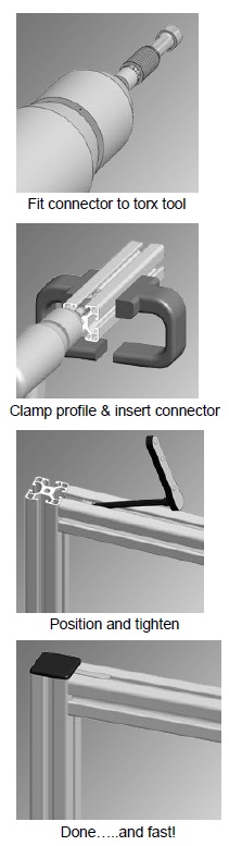 Valuframe no drill connector