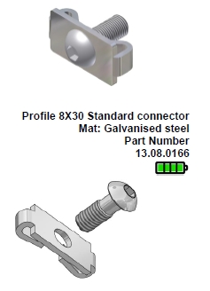 Series 8X30 standard connector