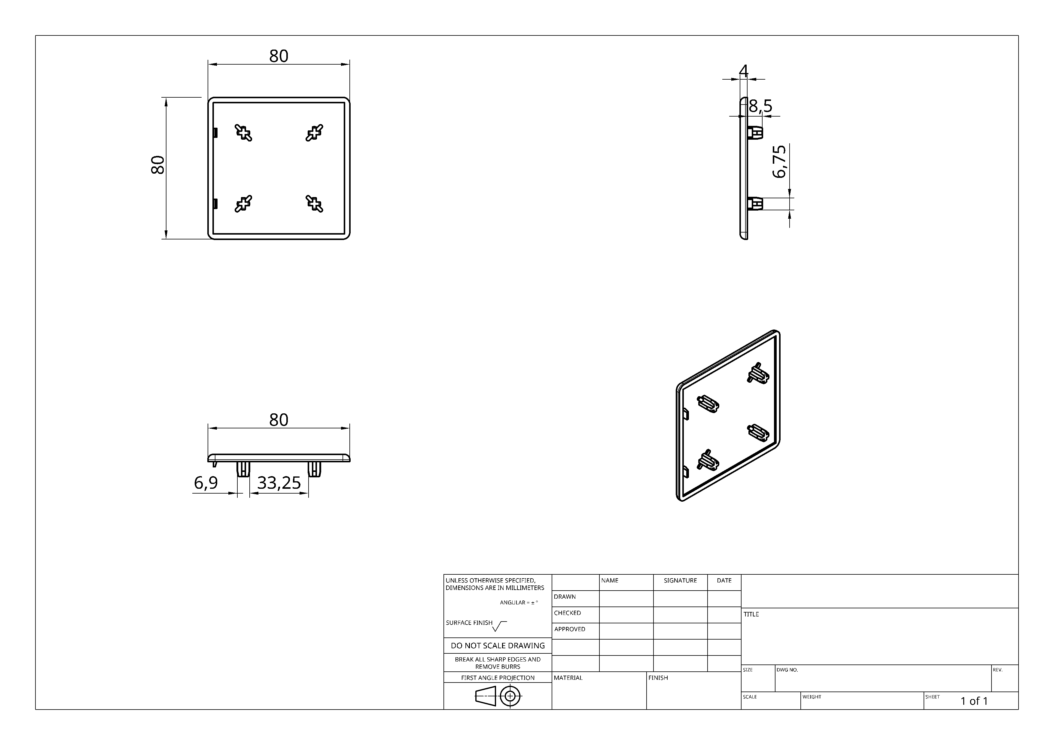 Assembly 1 Drawing 1