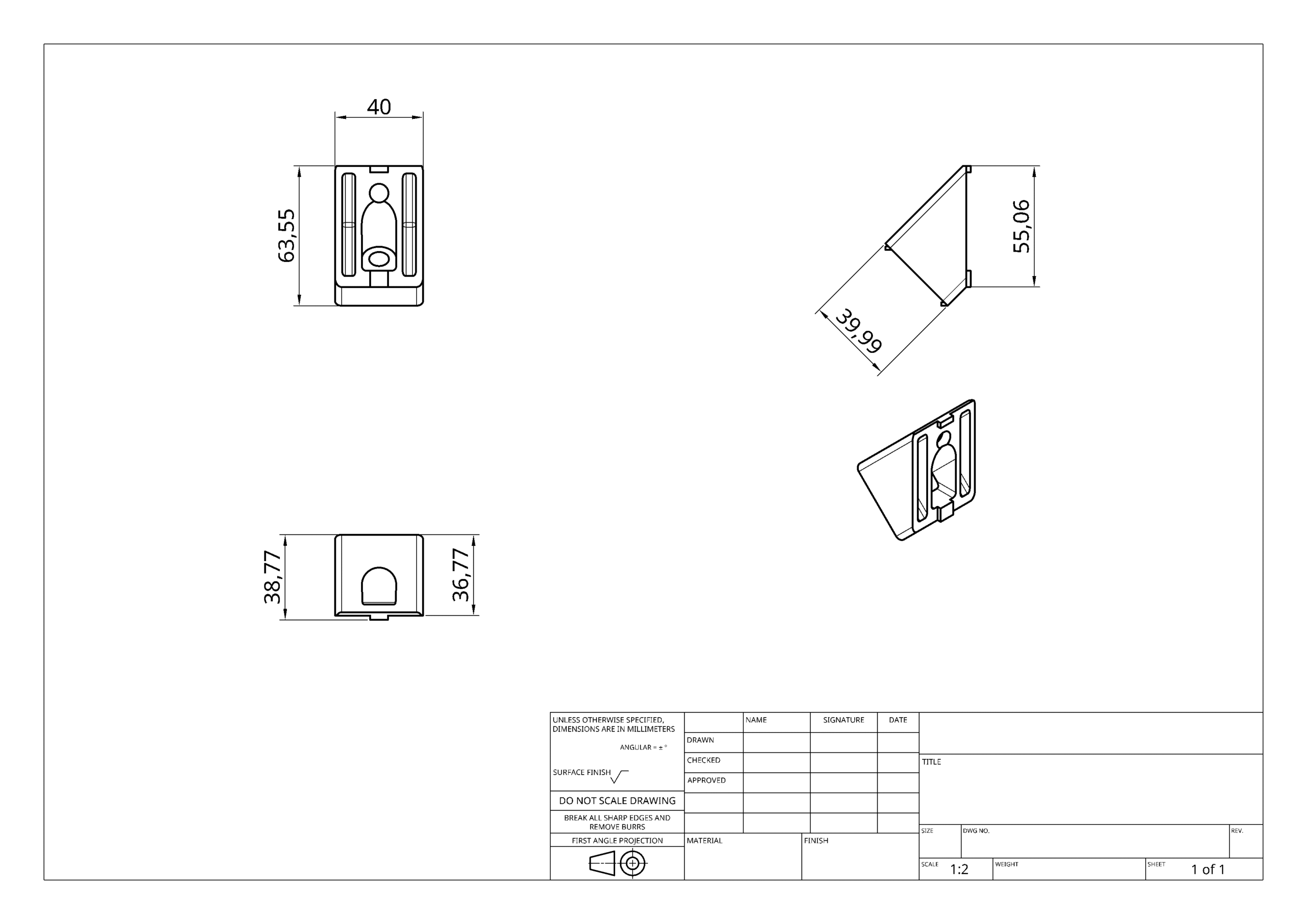 Assembly 1 Drawing 1