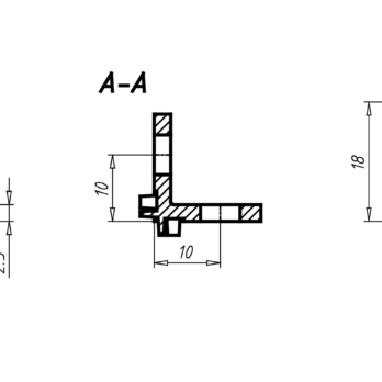 Drawing 3 Way Connector
