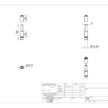 Profile 8 End To End Connector Dims