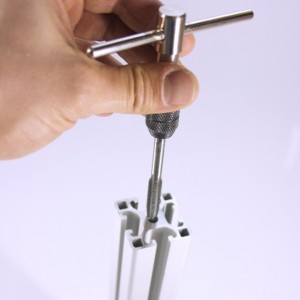 Tapping Hole In Aluminium Profile