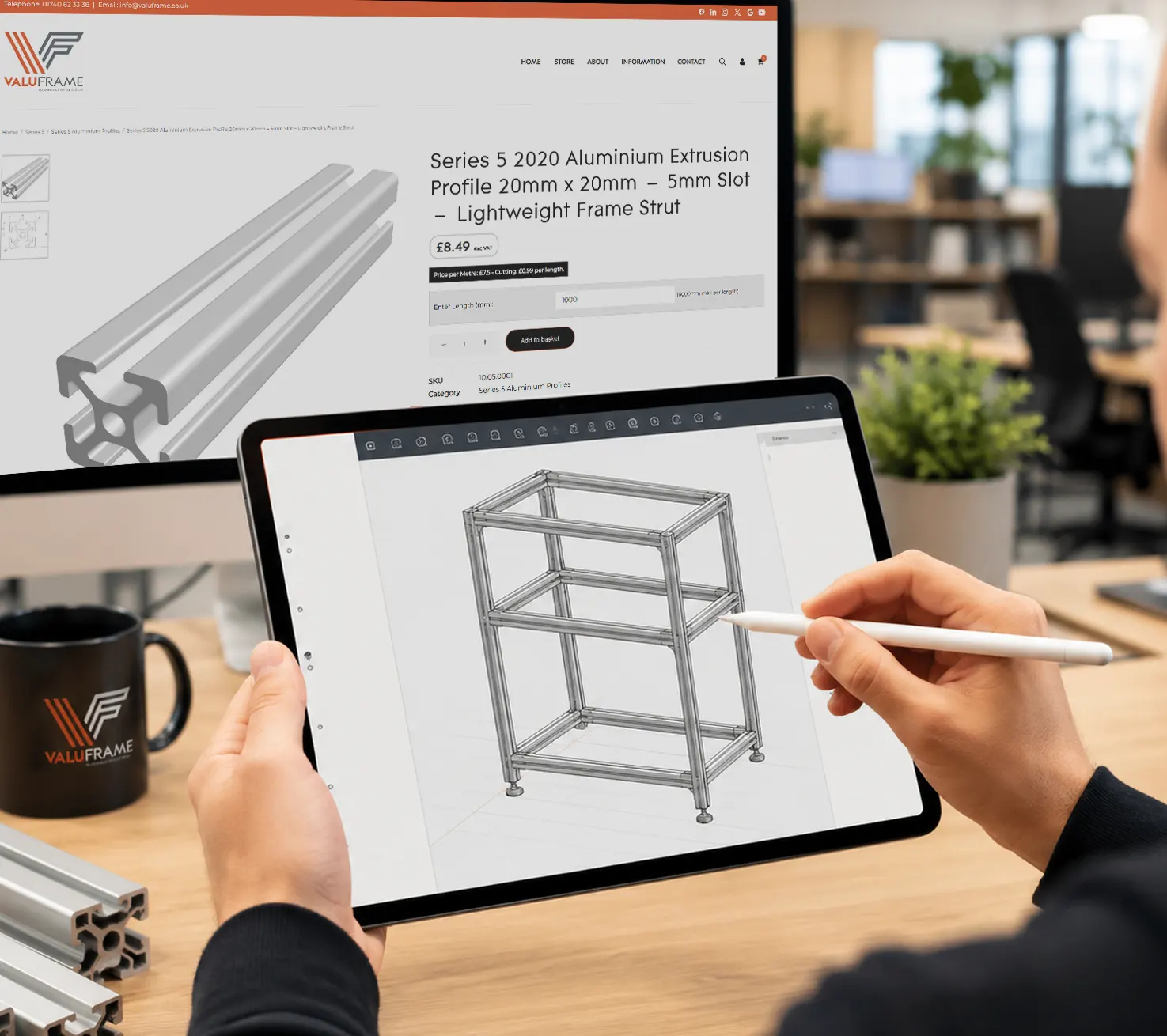 How To Design An Aluminium Profile Frame From Scratch 02